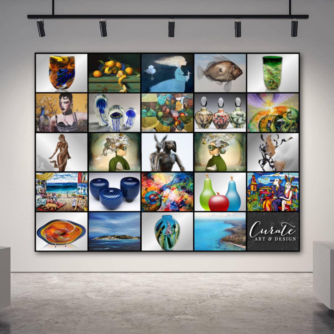 The creatives of Curate Art & Design Gallery in Sorrento on the Mornington Peninsula