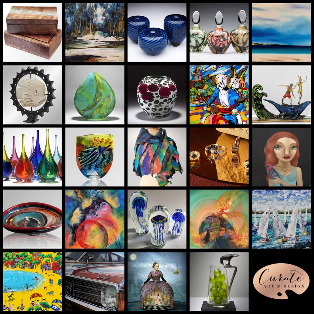 The Wonderful Creatives of Curate Art & Design Gallery in Sorrento Mornington Peninsula Melbourne