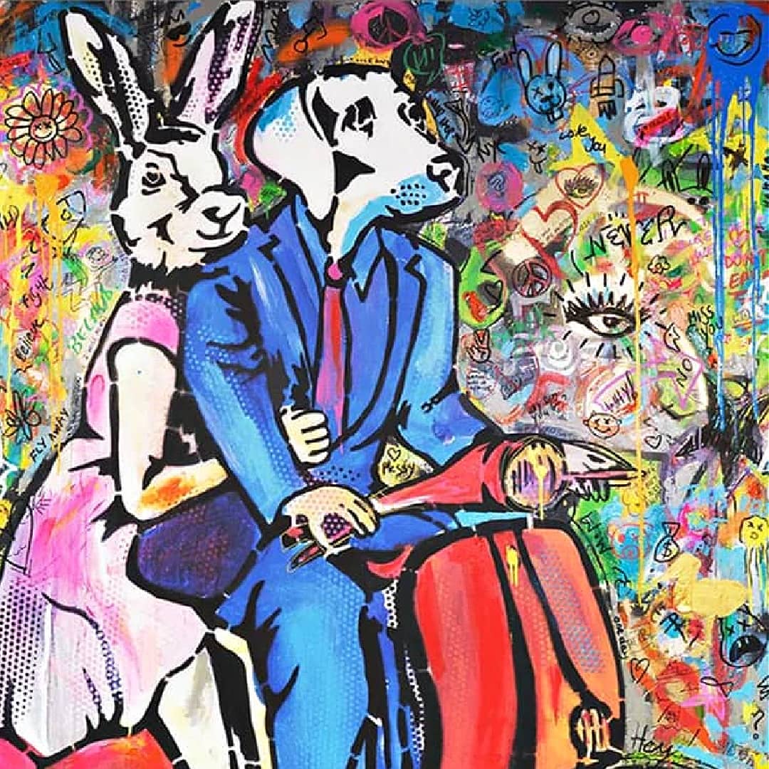 Bringing in a happy New Year 2024 with the art of Gillie and Marc