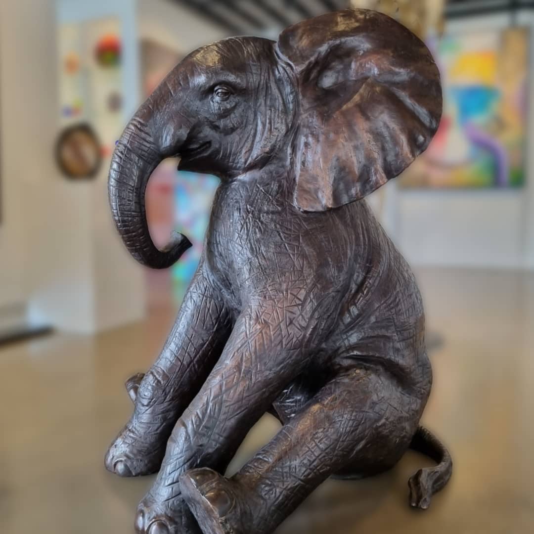 Gillie and Marc's public art sculpture 'Maktao' has arrived at Curate Art & Design Gallery in Sorrento