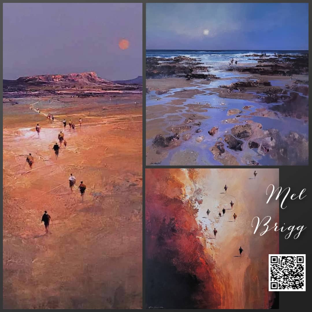 The art of Mel Brigg can be found at Curate Art & Design Gallery in Sorrento, Mornington Peninsula, Melbourne