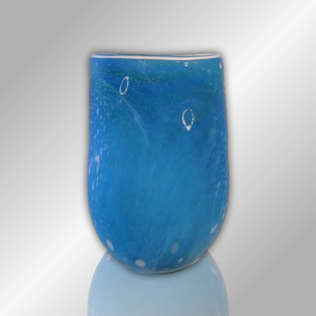 Australian Glass Artist Grant Donaldson ~ 'Seascape Vase' - Curate Art & Design Gallery Sorrento Mornington Peninsula Melbourne