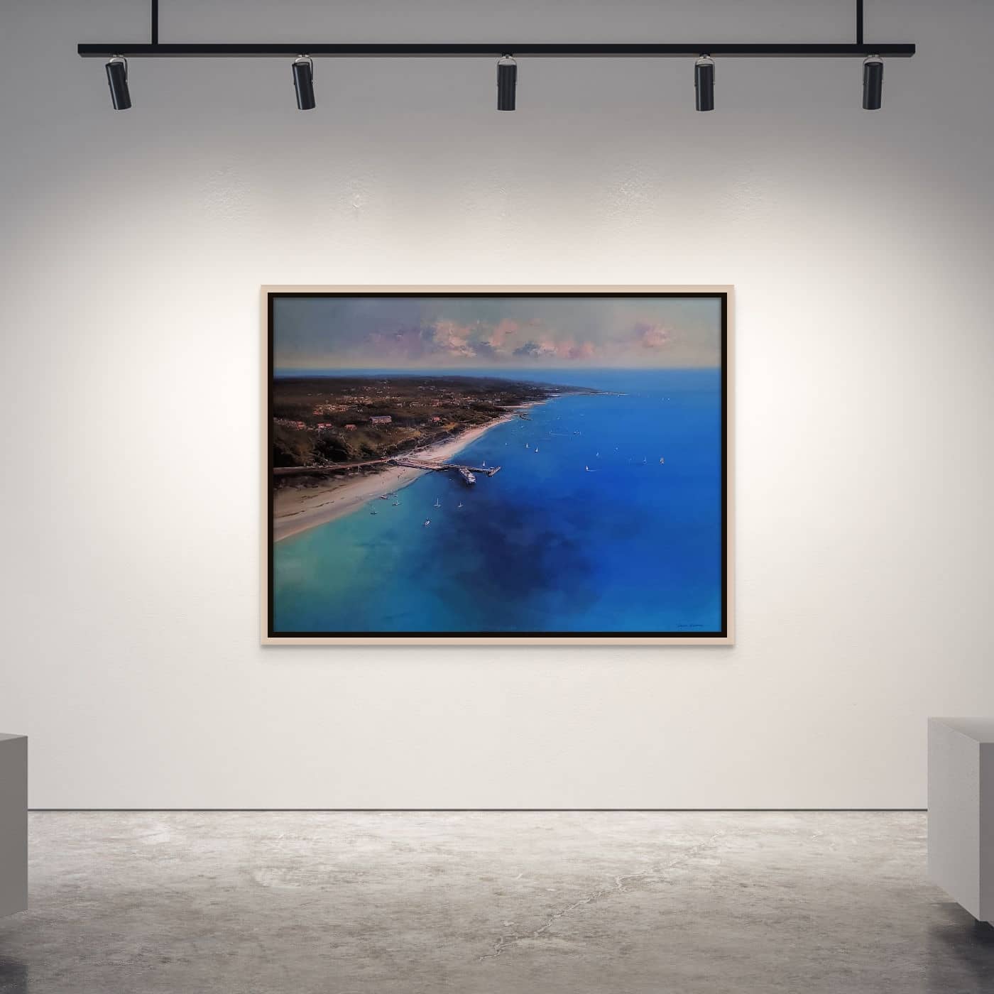 Chris Kandis Painting ~ 'Front View Sorrento and Portsea' - Curate Art & Design Gallery Sorrento Mornington Peninsula Melbourne