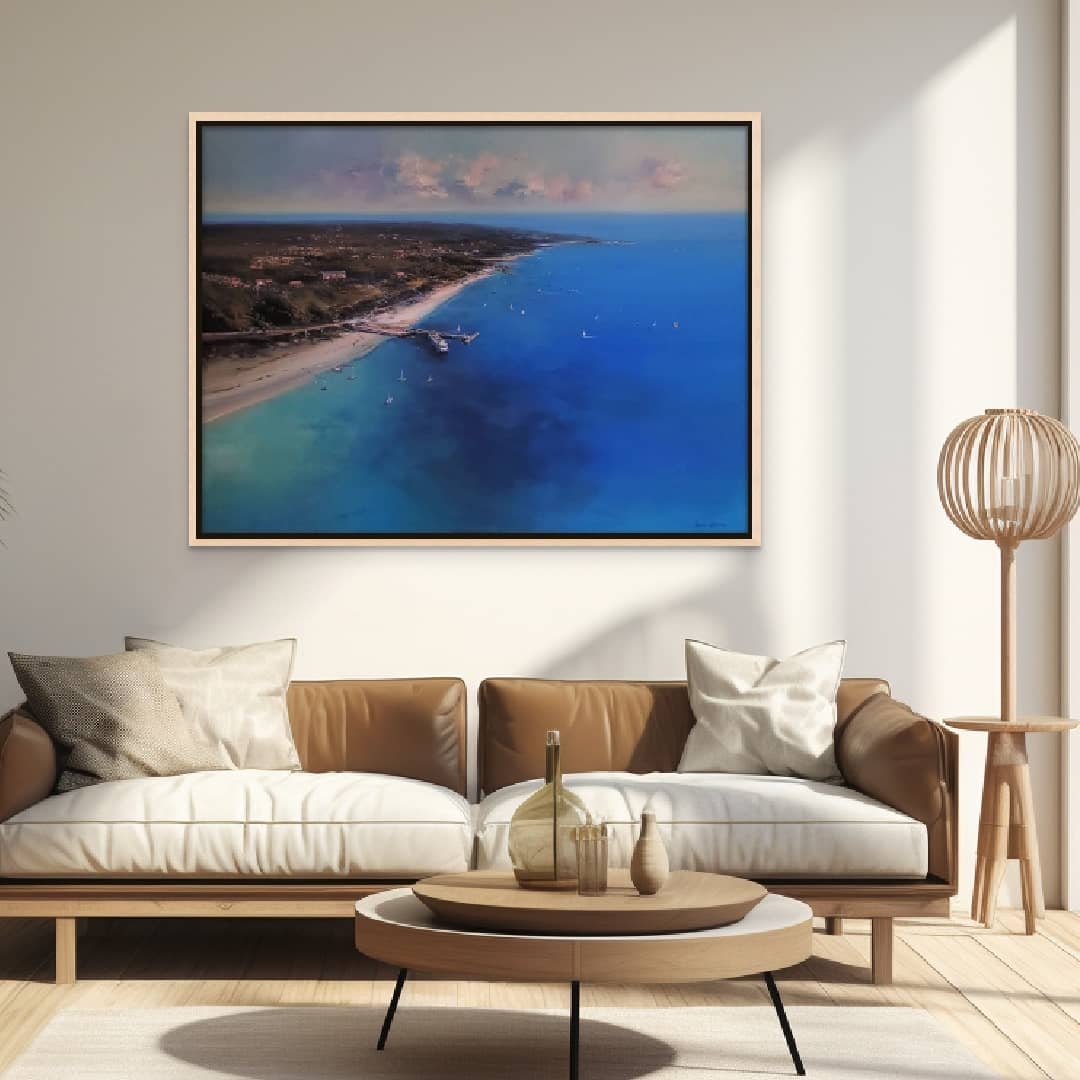 Chris Kandis Painting ~ 'Front View Sorrento and Portsea' - Curate Art & Design Gallery Sorrento Mornington Peninsula Melbourne