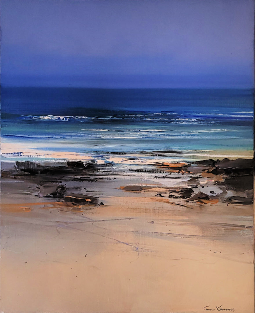 Chris Kandis Painting ~ 'High Tide Sorrento' - Curate Art & Design Gallery Sorrento Mornington Peninsula Melbourne