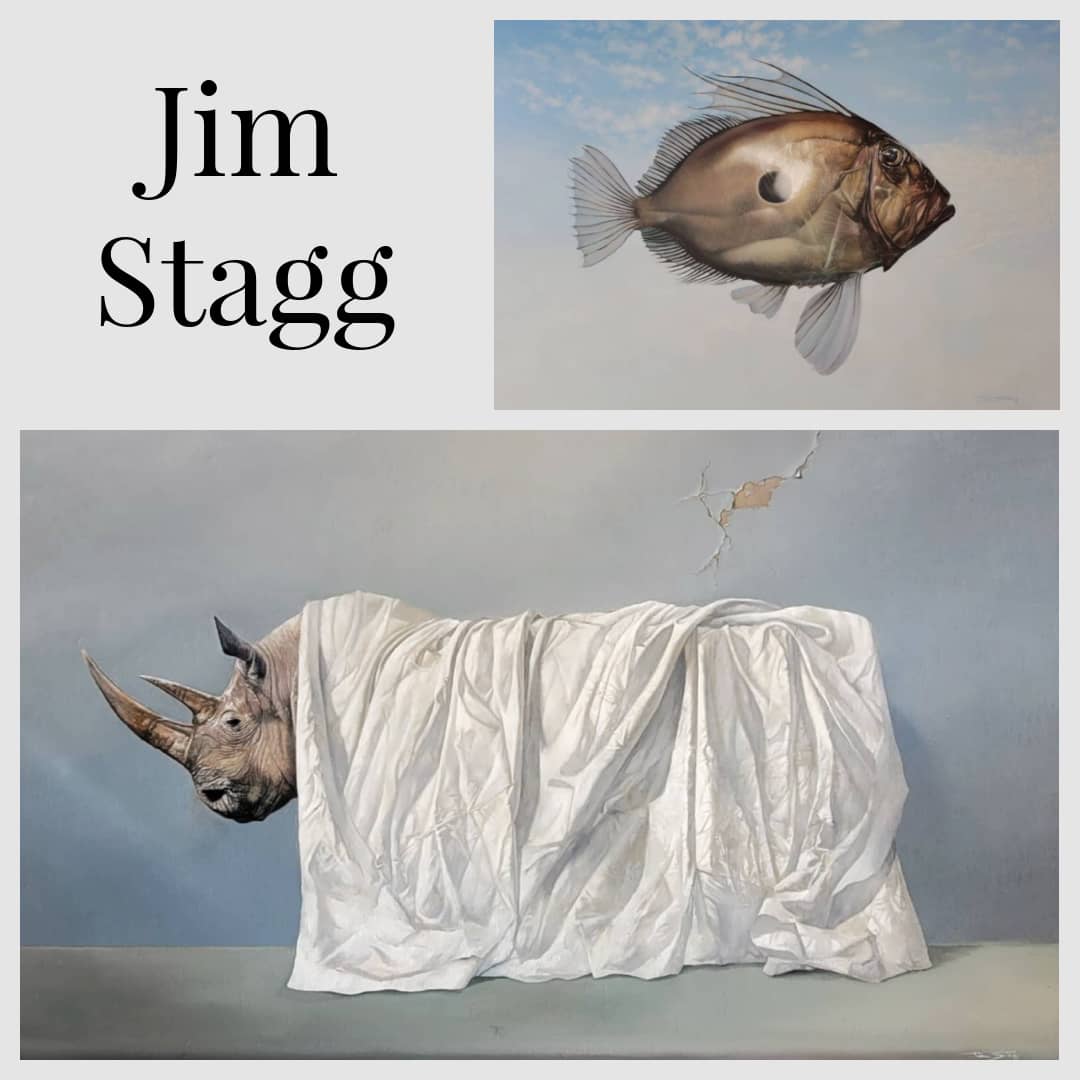 Artist Jim Stagg is back with incredible surrealist works of art at Curate Art & Design Gallery in Sorrento Melbourne