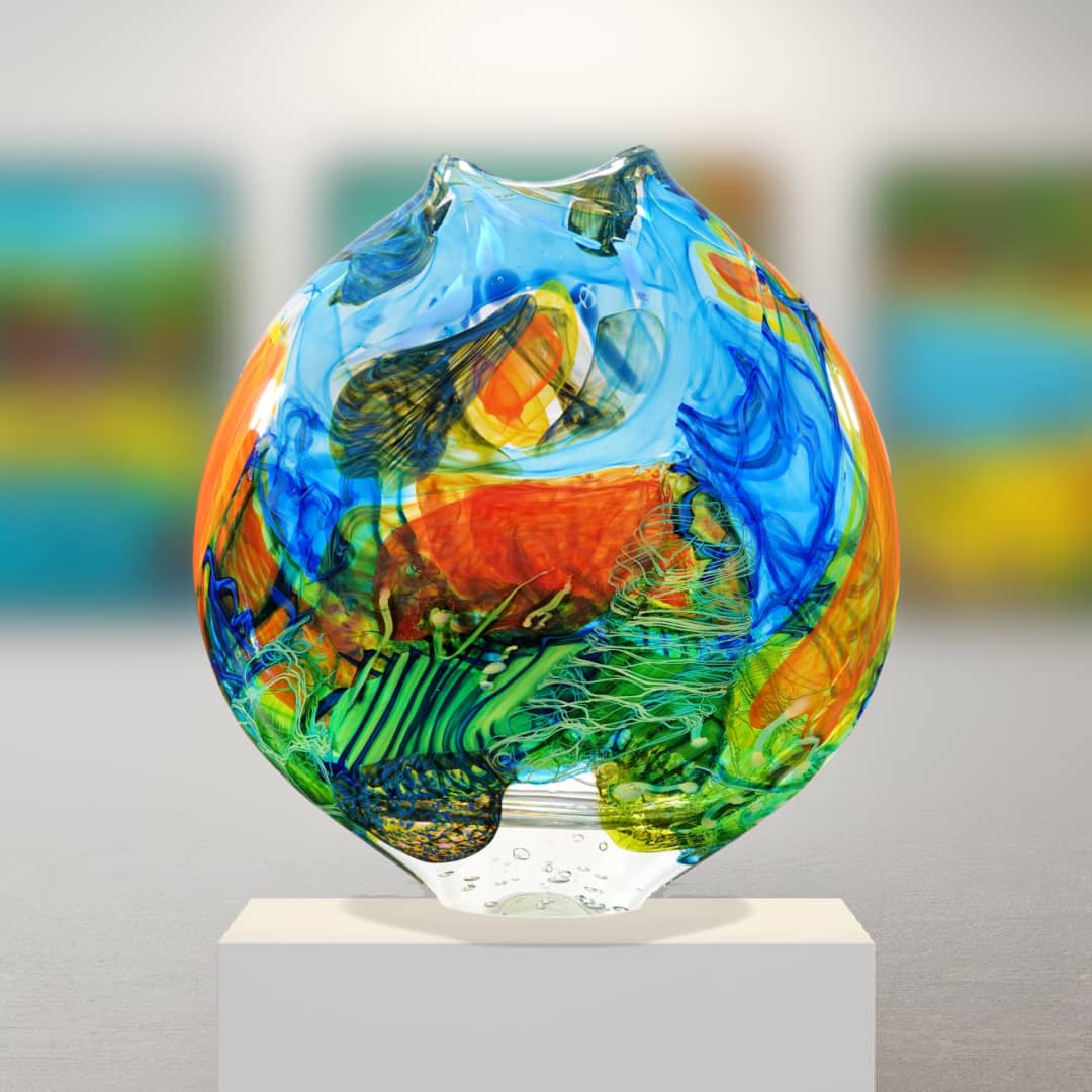 It's a Bright Start to 2022 with Stunning Glass Art by Noel Hart - Curate Art & Design Gallery Sorrento Mornington Peninsula Melbourne