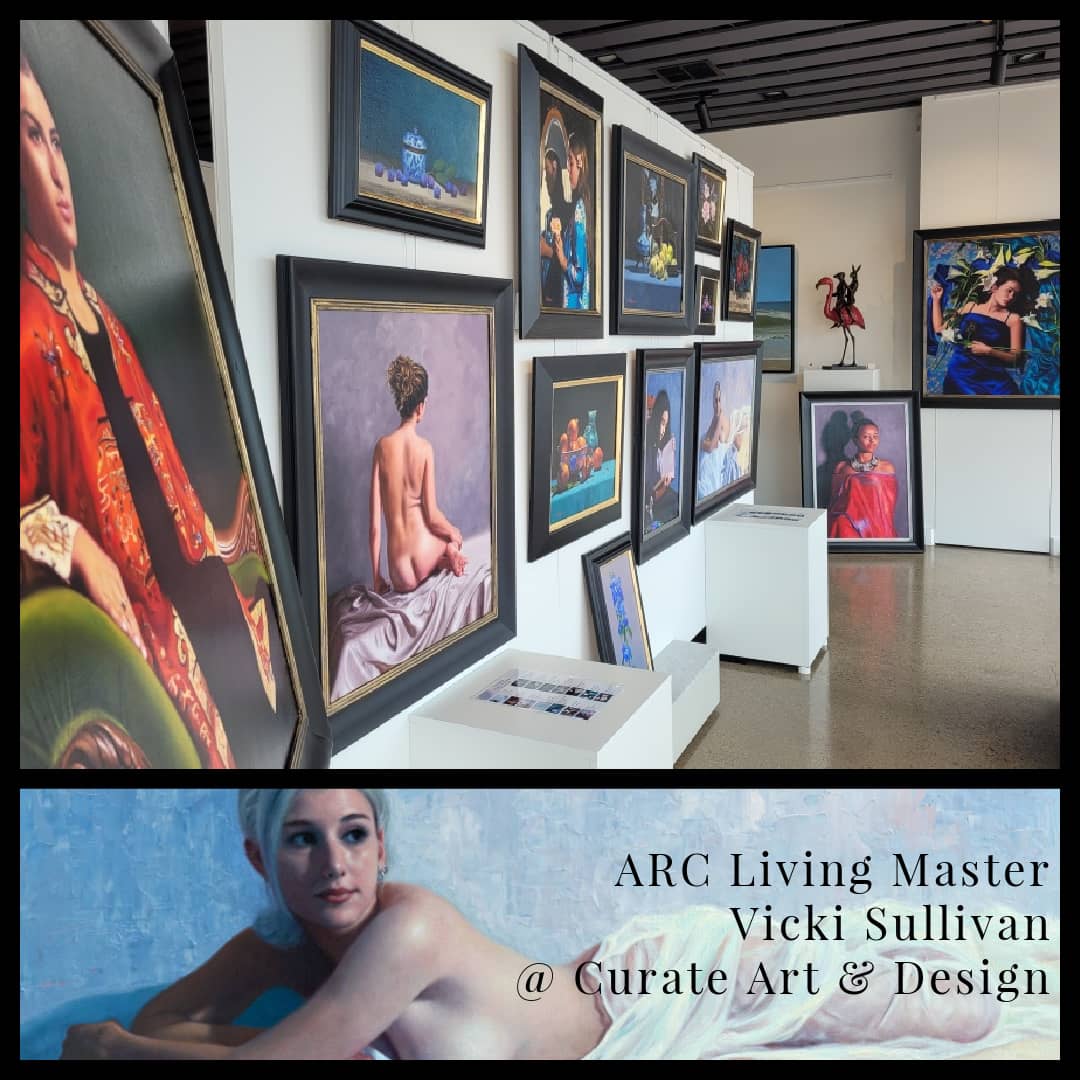 Peninsula-Based 'ARC Living Master' Realism Artist, Vicki Sullivan, Exhibits at Curate Art & Design Gallery Sorrento Mornington Peninsula Melbourne