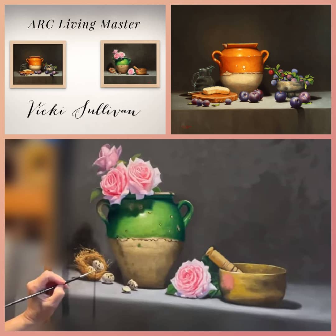 Wonderful new works have arrived from ARC Living Master Vicki Sullivan at Curate Art & Design Gallery in Sorrento on the Mornington Peninsula Melbourne