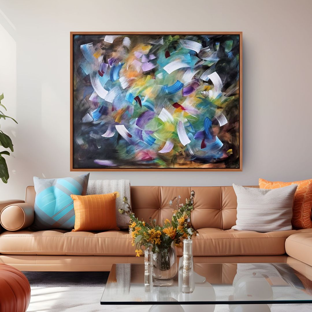 Australian Artist Mitch Miller Painting ~ 'Reimagined' - Curate Art & Design Gallery in Daylesford, Melbourne.