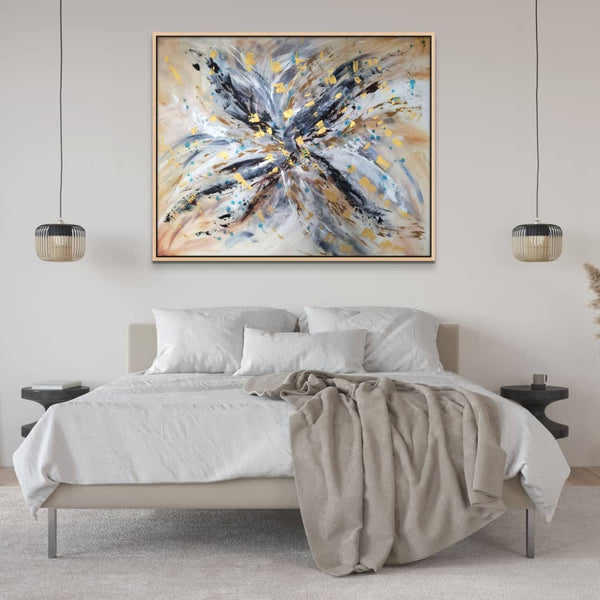 Australian Artist Mitch Miller Painting ~ 'Golden' - Curate Art & Design Gallery in Sorrento Mornington Peninsula Melbourne