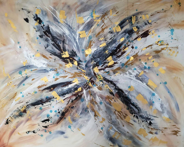 Australian Artist Mitch Miller Painting ~ 'Golden' - Curate Art & Design Gallery in Sorrento Mornington Peninsula Melbourne