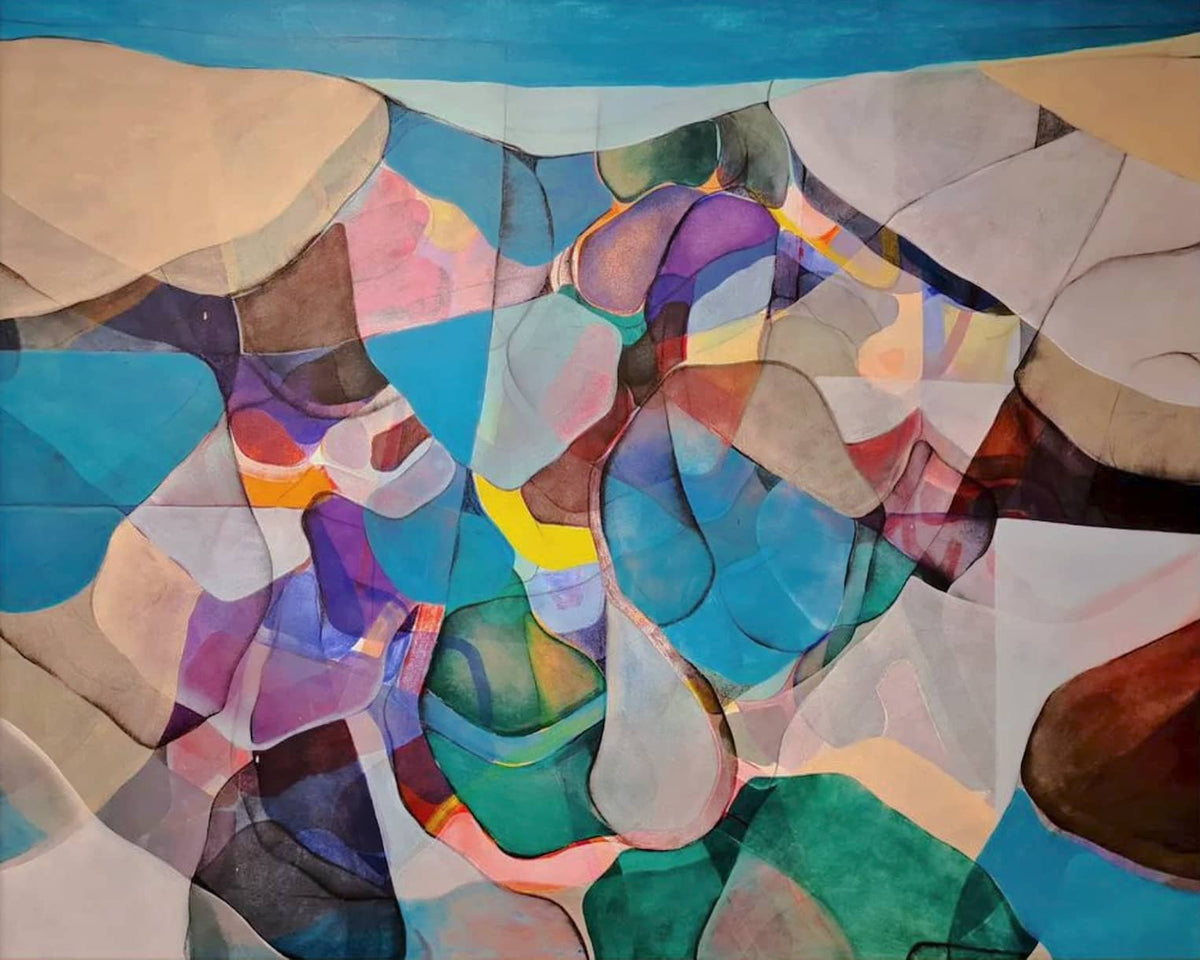 Curate Art Example Benjamin Lydford Painting ~ 'Between the Flags'