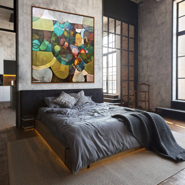 Benjamin Lydford Painting ~ 'Across the Garden State' - @ Curate Art & Design Gallery in Sorrento Mornington Peninsula Melbourne