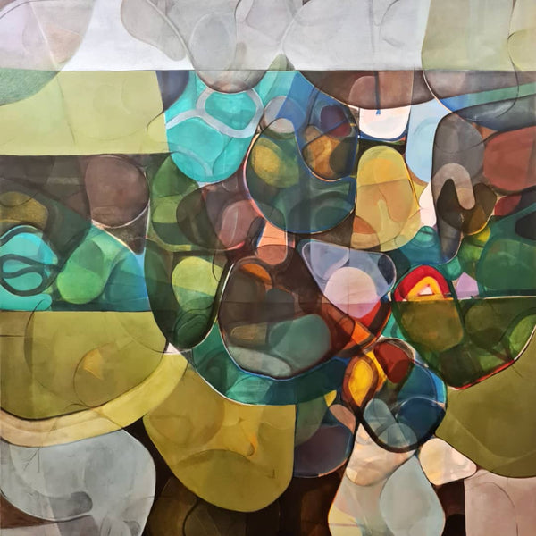 Benjamin Lydford Painting ~ 'Across the Garden State' - @ Curate Art & Design Gallery in Sorrento Mornington Peninsula Melbourne