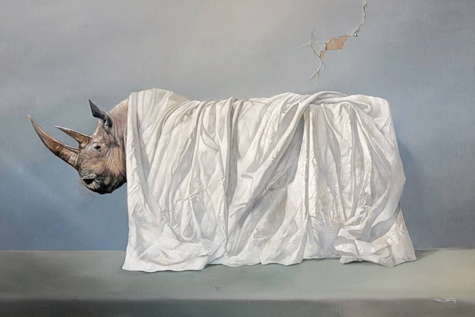 Australian Artist Jim Stagg Painting ~ 'Rhinovirus' - Curate Art & Design Gallery Sorrento Mornington Peninsula Melbourne