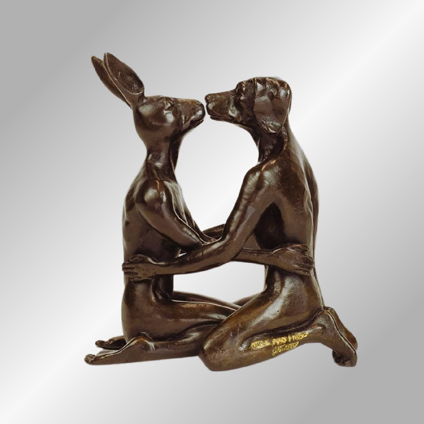 Gillie and Marc Bronze Sculpture ~ 'They Fell in Love Again' - Curate Art & Design Gallery Sorrento Mornington Peninsula Melbourne