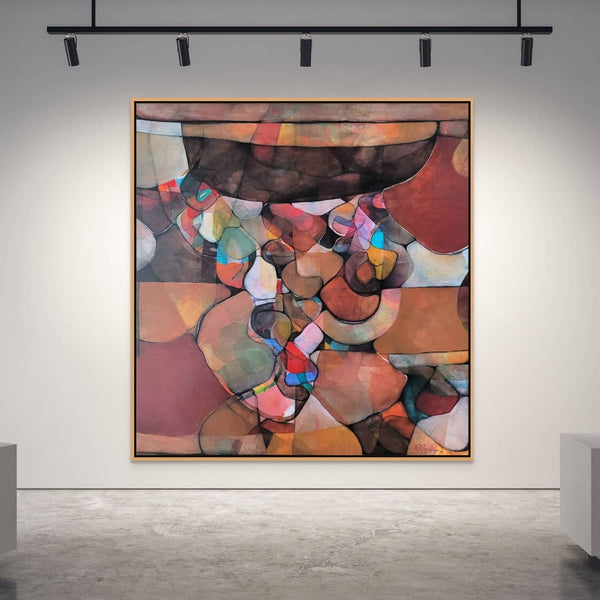 Australian Artist Benjamin Lydford Painting ~ 'Forgotten Radio Songs' - Curate Art & Design Gallery Sorrento Mornington Peninsula Melbourne