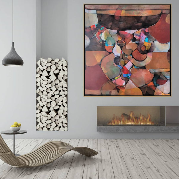 Australian Artist Benjamin Lydford Painting ~ 'Forgotten Radio Songs' - Curate Art & Design Gallery Sorrento Mornington Peninsula Melbourne