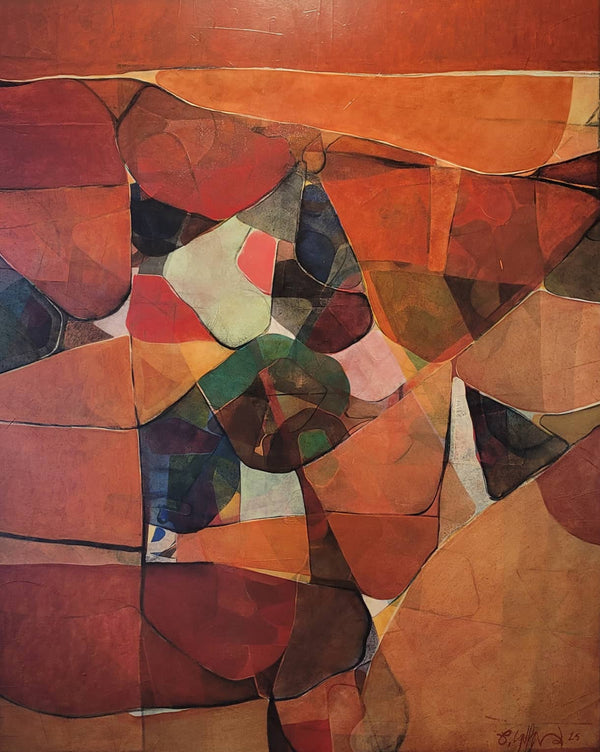 Australian Artist Benjamin Lydford Painting ~ 'The Gold Mine' - Available at Curate Art & Design Gallery in Sorrento, Mornington Peninsula, Melbourne.