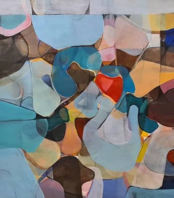 Benjamin Lydford Painting ~ 'Special Commission 1 and 2' - Curate Art & Design Gallery Sorrento Mornington Peninsula Melbourne