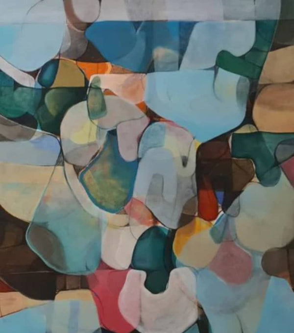 Benjamin Lydford Painting ~ 'Special Commission 1 and 2' - Curate Art & Design Gallery Sorrento Mornington Peninsula Melbourne