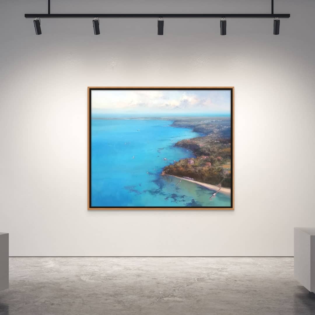 Chris Kandis Painting ~ 'Front View Sorrento and Portsea' - Curate Art & Design Gallery Sorrento Mornington Peninsula Melbourne