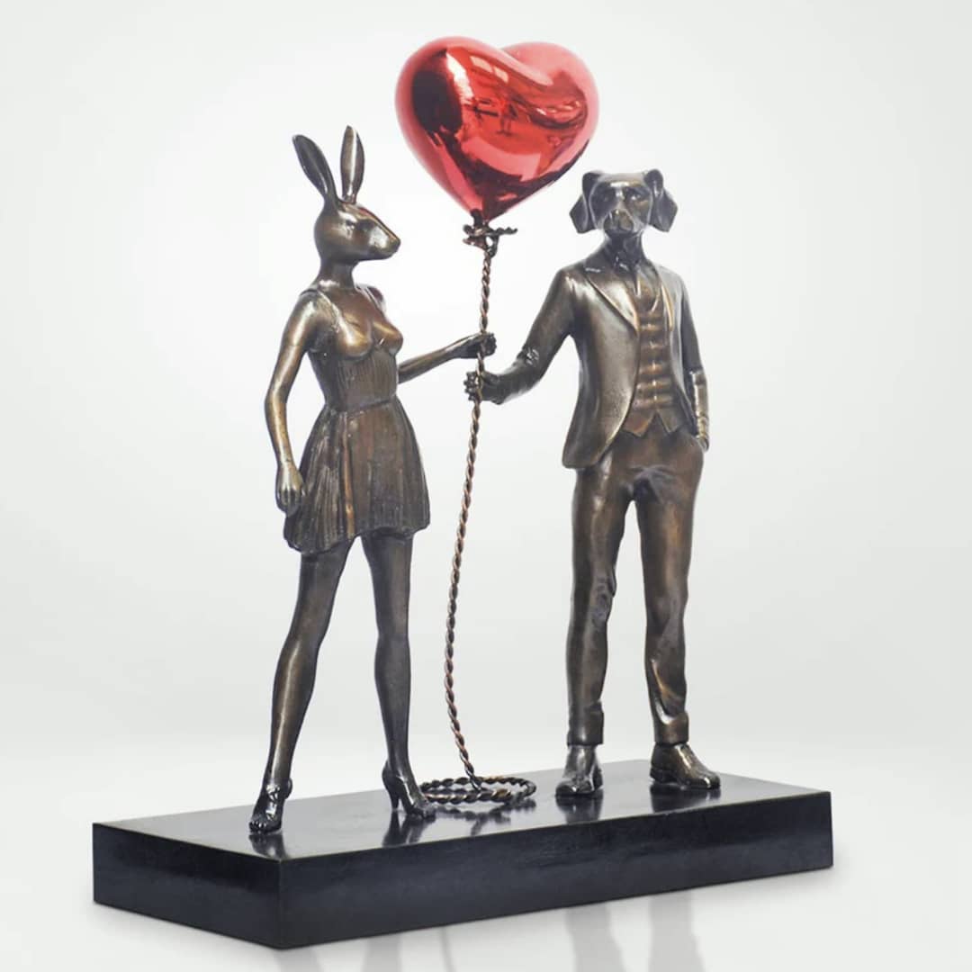 Gillie and Marc Sculpture ~ 'Balloon Lovers' - Curate Art & Design in Daylesford, a Gillie and Marc premier gallery in Victoria, Australia.