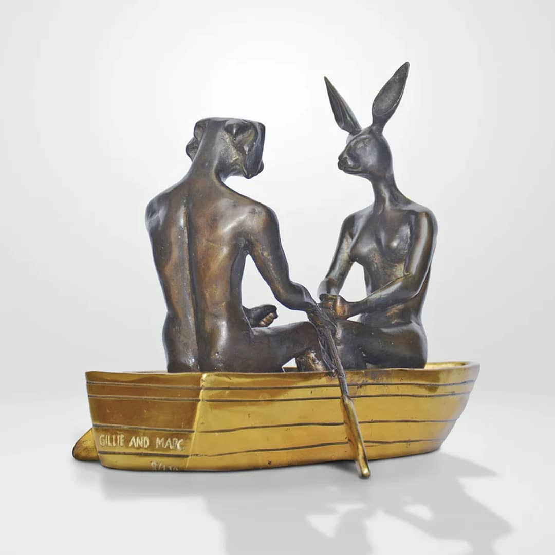 Gillie and Marc Sculpture ~ 'They Rowed, Rowed, Rowed Their Boat' @ Curate Art & Design in Daylesford, Gillie and Marc's premier gallery in Victoria, Australia.