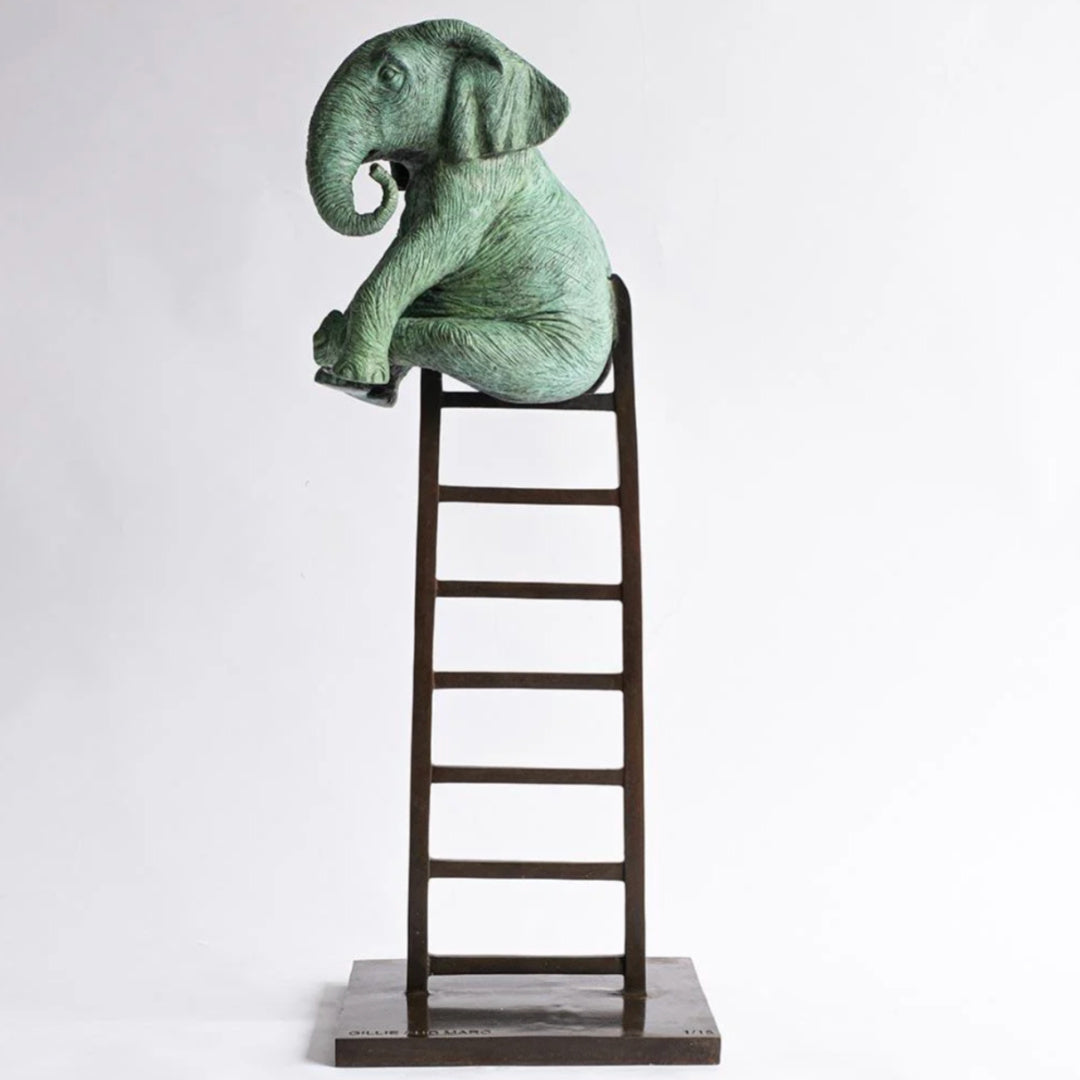 Gillie and Marc Sculpture ~ 'Elephant Reaches New Heights'