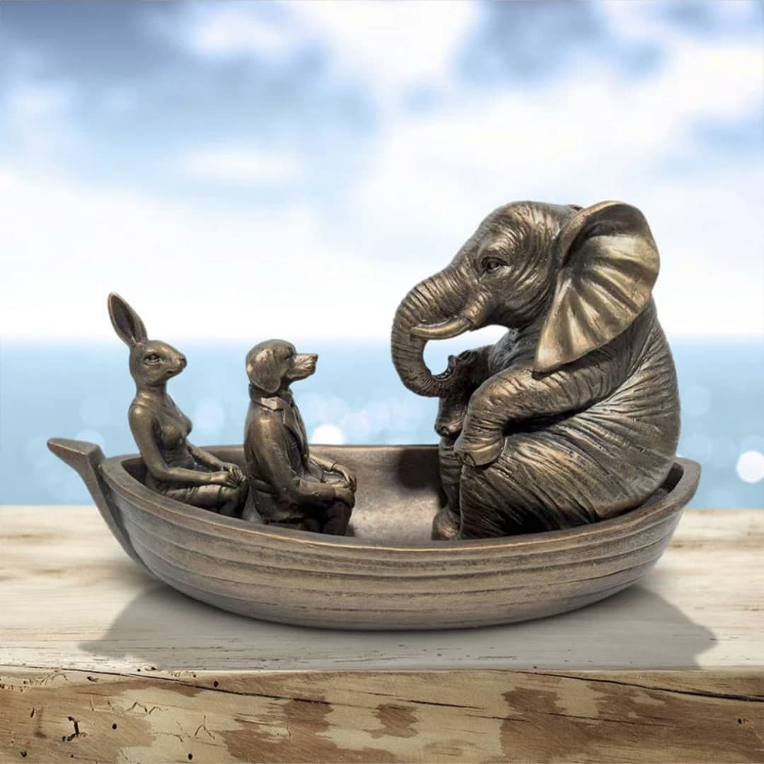 Gillie and Marc Sculpture (Resin) ~ 'The Love Boat' @ Curate Art & Design in Daylesford, Gillie and Marc's premier gallery in Victoria, Australia.