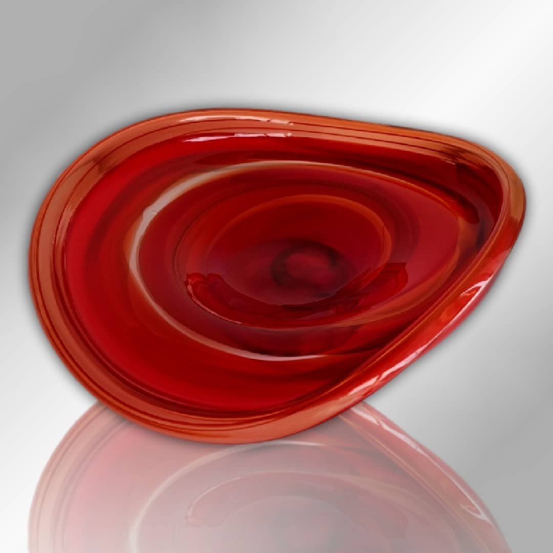 James McMurtrie Glass Bowl ~ 'Lolly' - @ Curate Art & Design Gallery in Sorrento Mornington Peninsula Melbourne