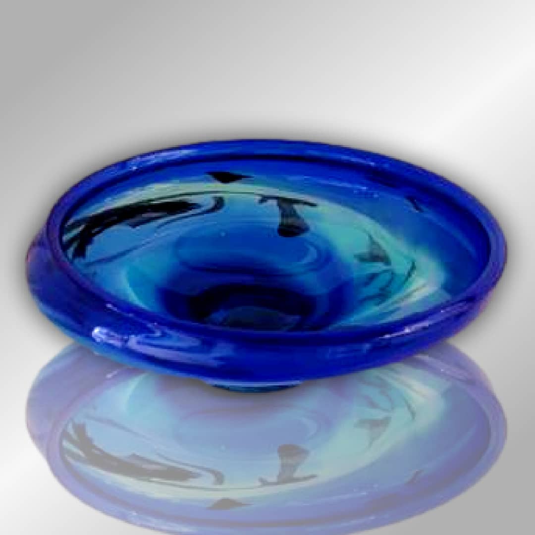 James McMurtrie Glass Bowl (Large) ~ 'Back Beach'