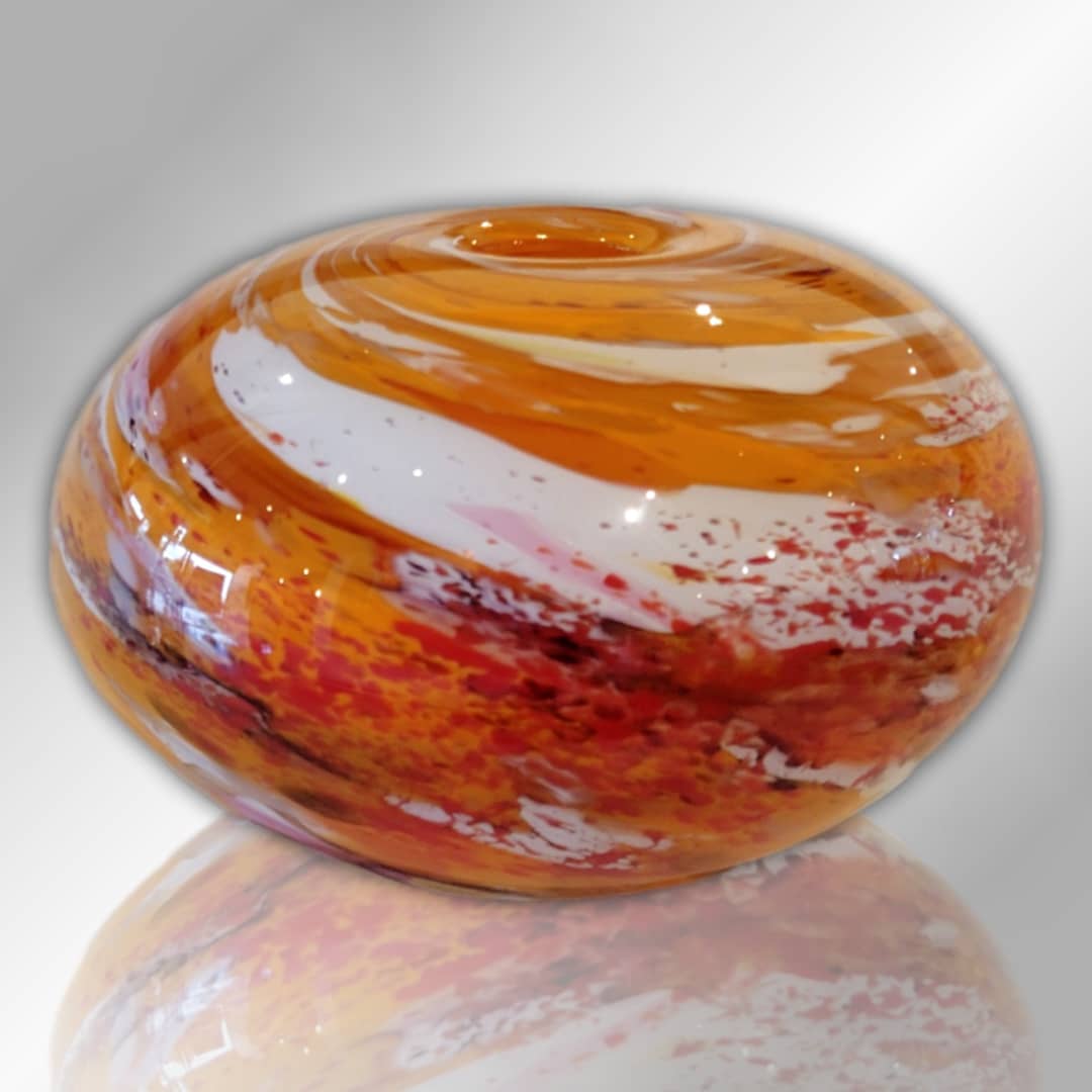 James McMurtrie Glass Form ~ 'Sunrise' - Available at Curate Art & Design Gallery in Sorrento Mornington Peninsula Melbourne