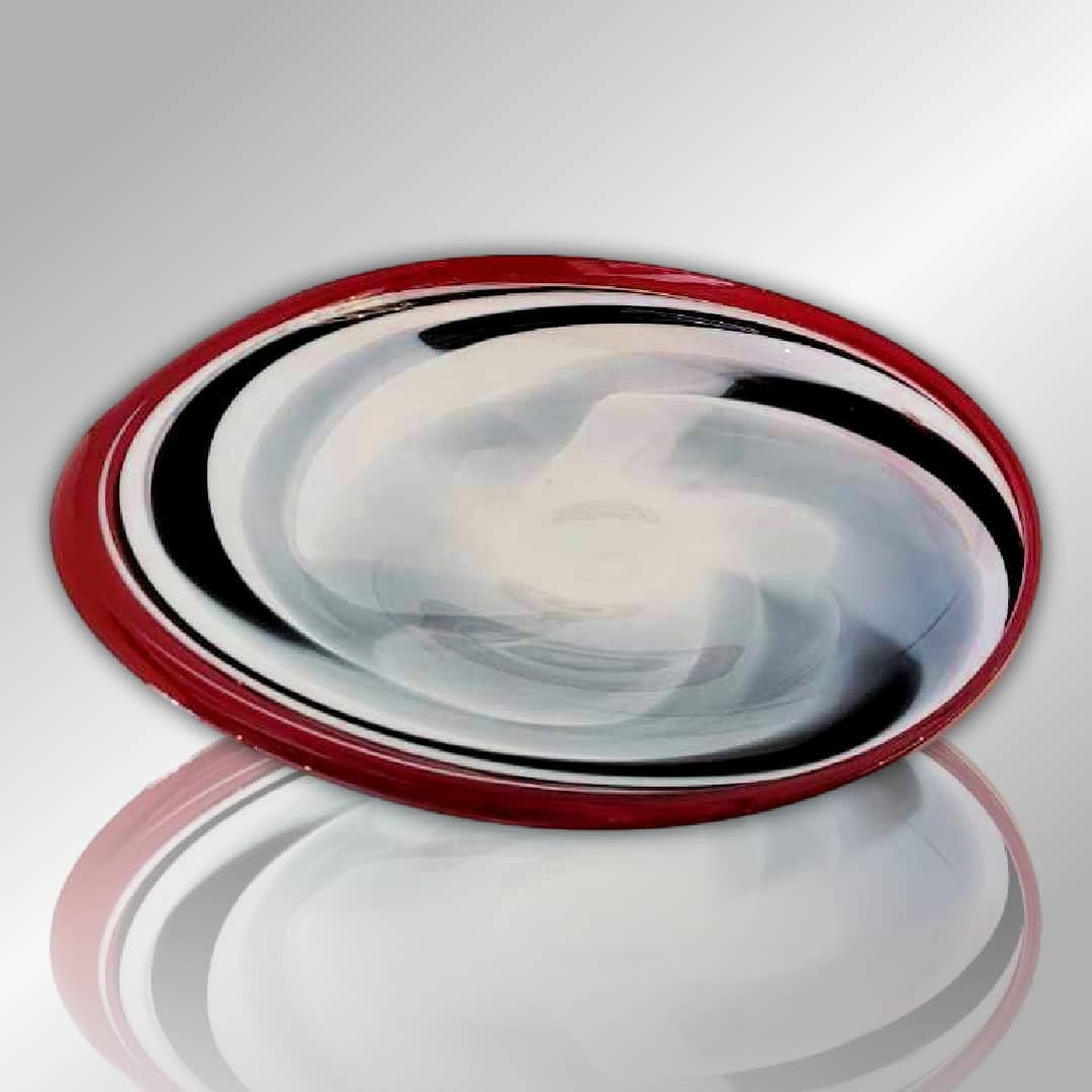 James McMurtrie Glass Platter ~ 'Ultra'