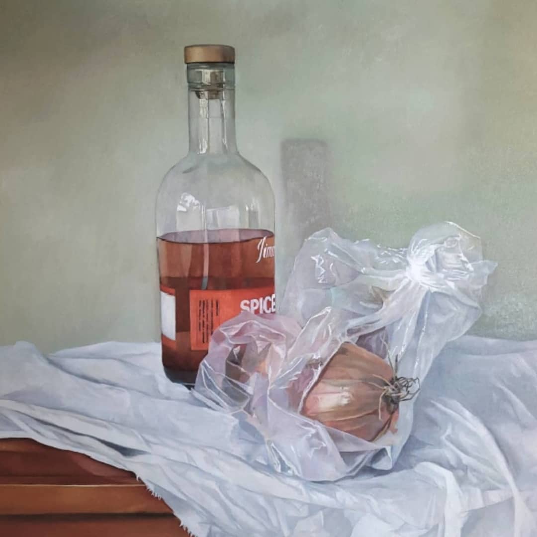 Jim Stagg Painting ~ 'Rum and Onions' - Curate Art & Design Gallery Sorrento Mornington Peninsula Melbourne