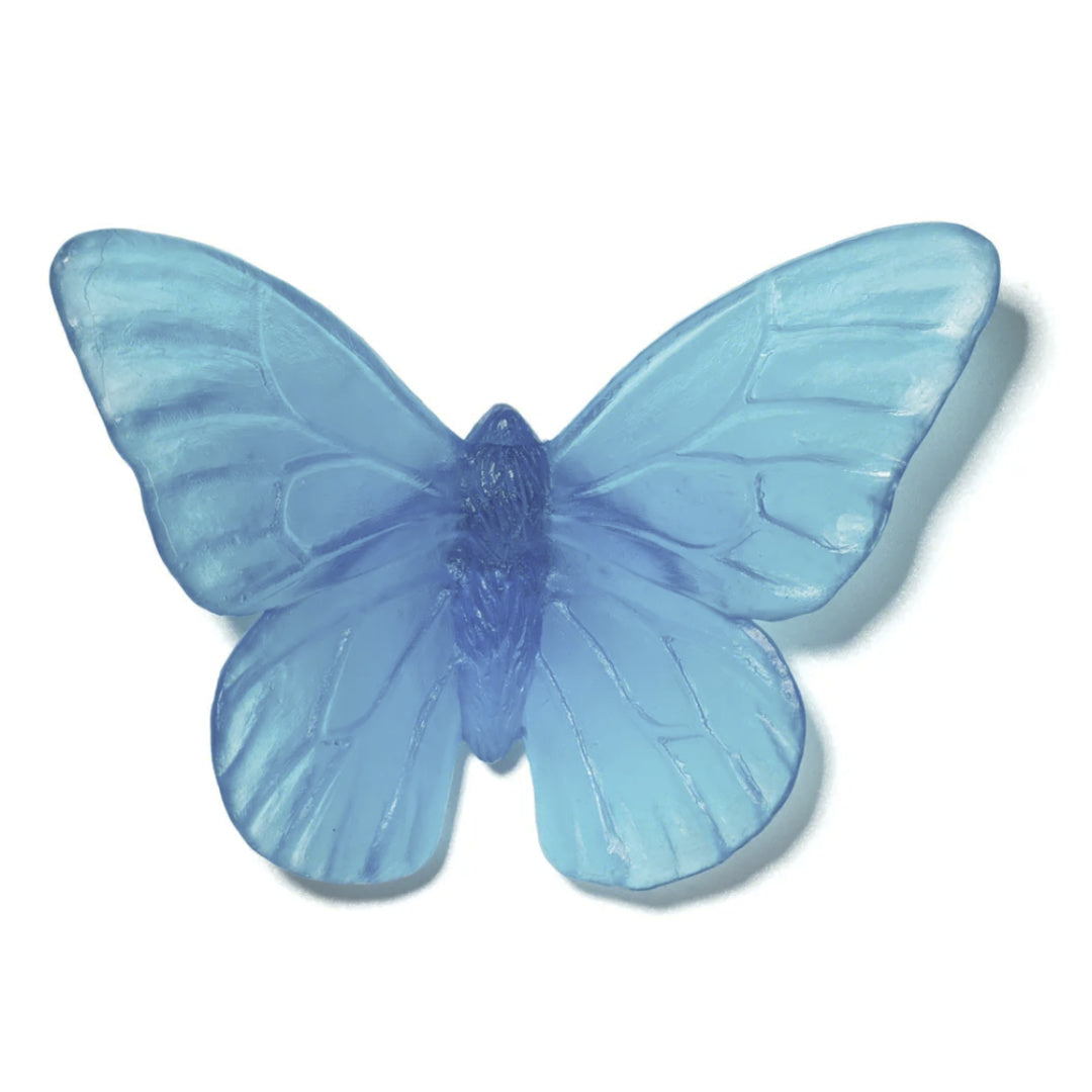 Luke Jacomb Glass ~ 'Classic Butterfly' Copper Blue
