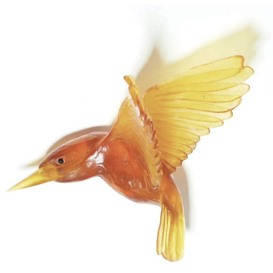 Luke Jacomb Glass ~ 'Kingfisher' Orange