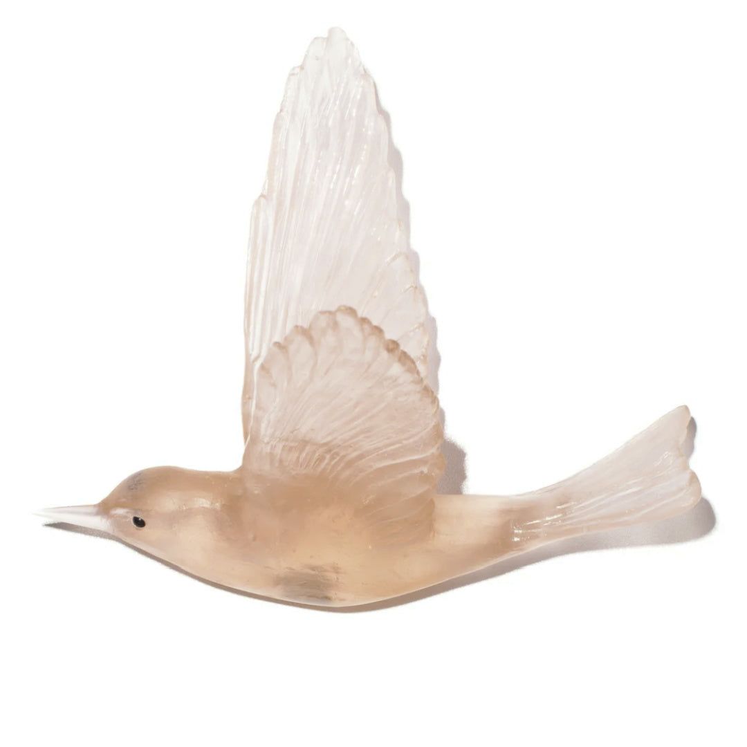 Luke Jacomb Glass ~ 'Shining Cuckoo' Peach