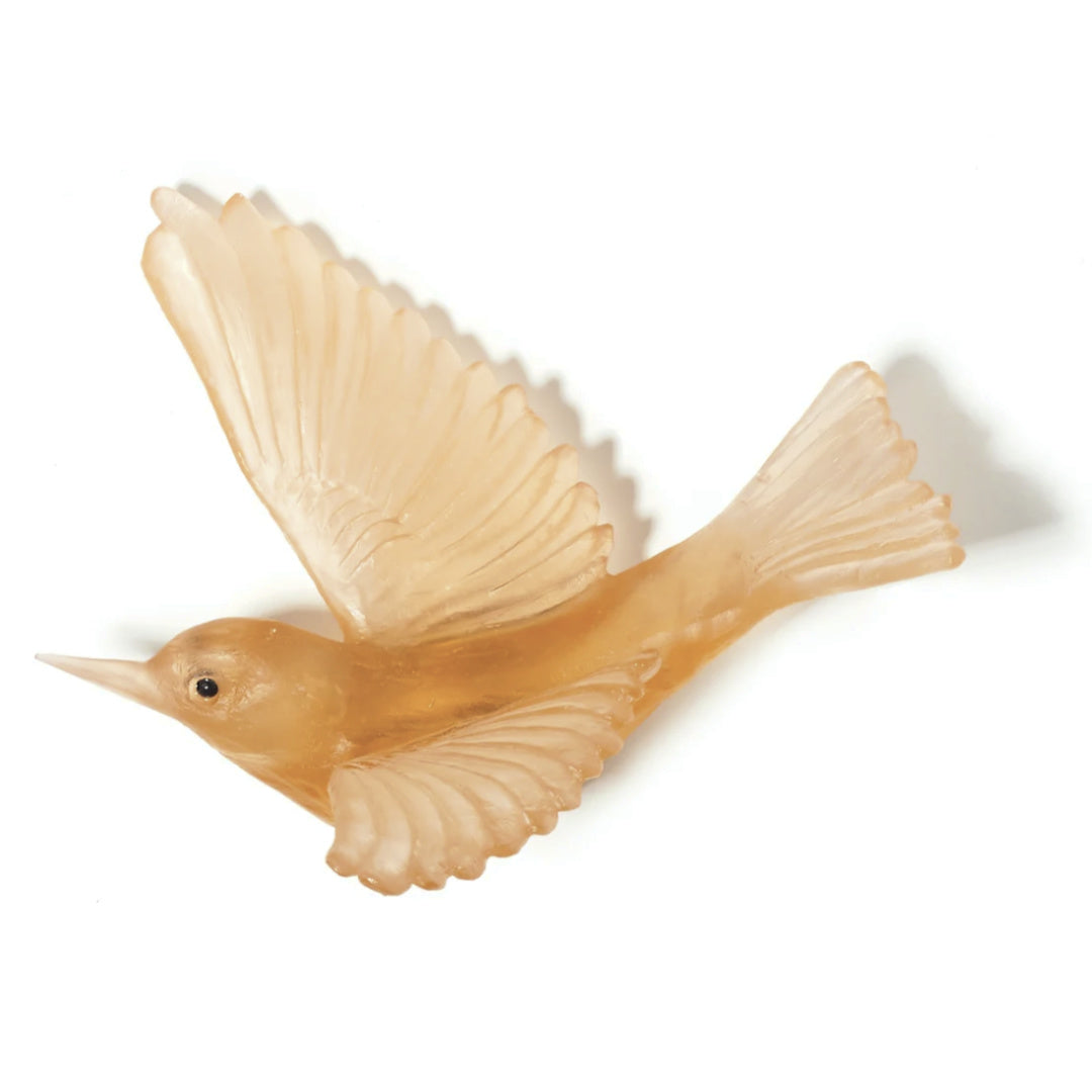 Luke Jacomb Glass ~ 'Silvereye' Apricot