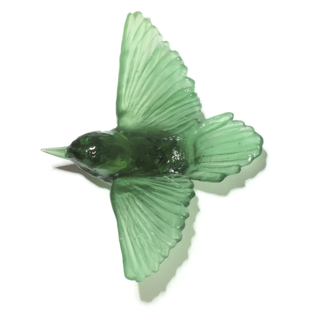 Luke Jacomb Glass ~ 'Tomtit' Emerald