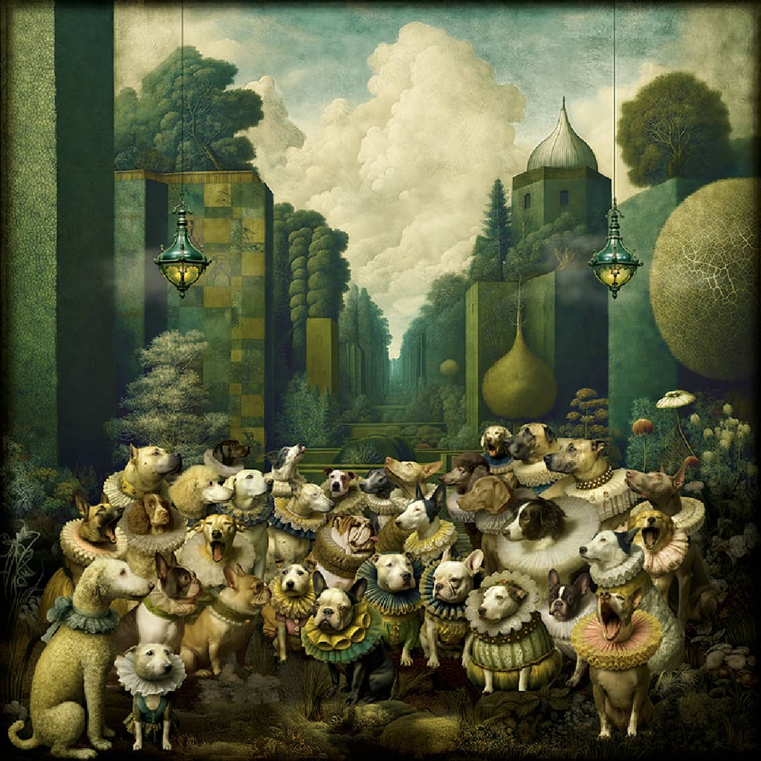 Maggie Taylor Art ~ 'Conclave' - Available in Australia exclusively @ Curate Art & Design in Daylesford. Free delivery Melbourne.