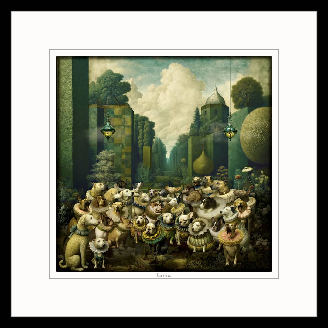 Maggie Taylor Art ~ 'Conclave' 22" (Framed) - Exclusive in Australia @ Curate Art & Design Gallery in Sorrento, Mornington Peninsula, Melbourne.