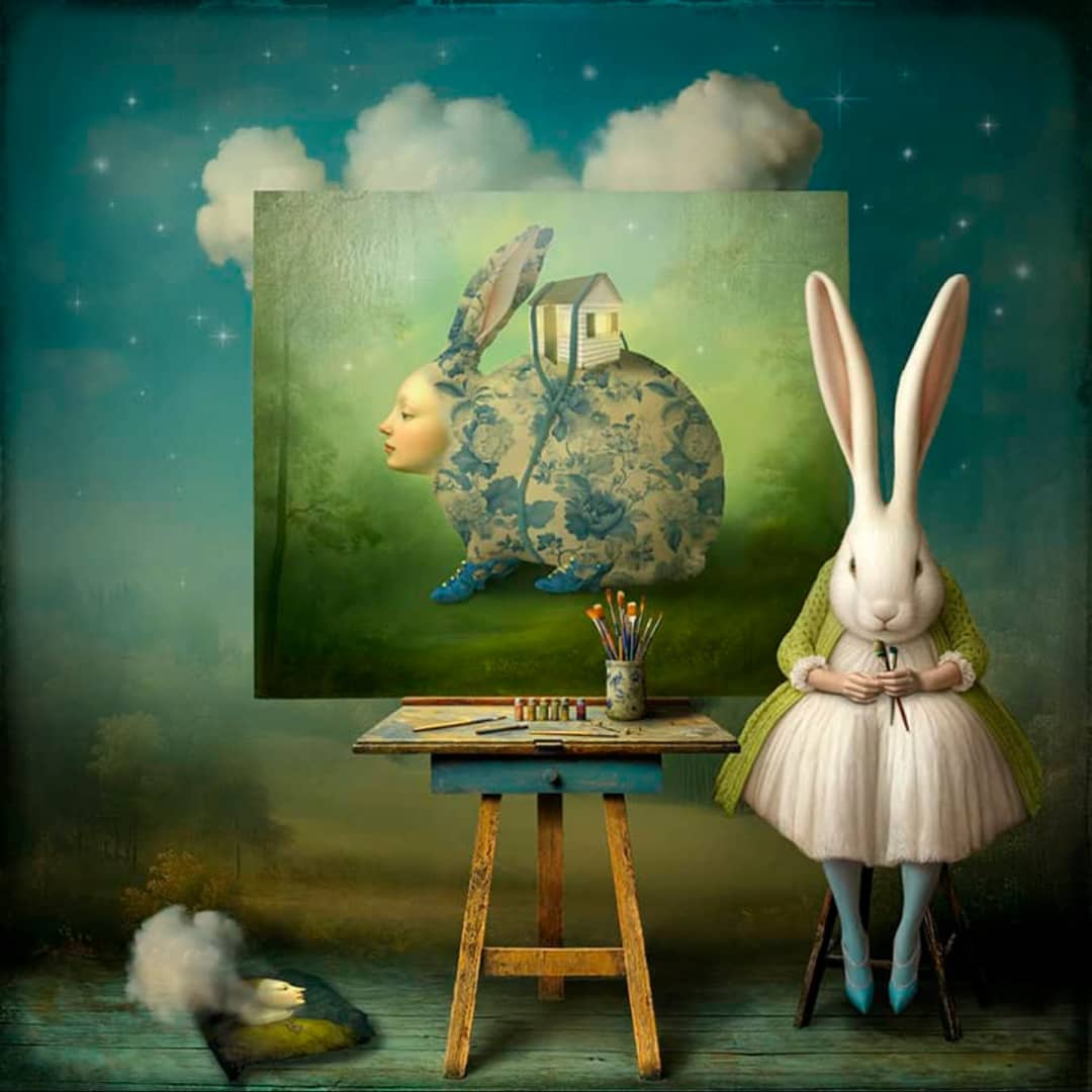 Maggie Taylor Art ~ 'The Surrealist' - Available exclusively in Australia @ Curate Art & Design in Daylesford. Free shipping to Melbourne.