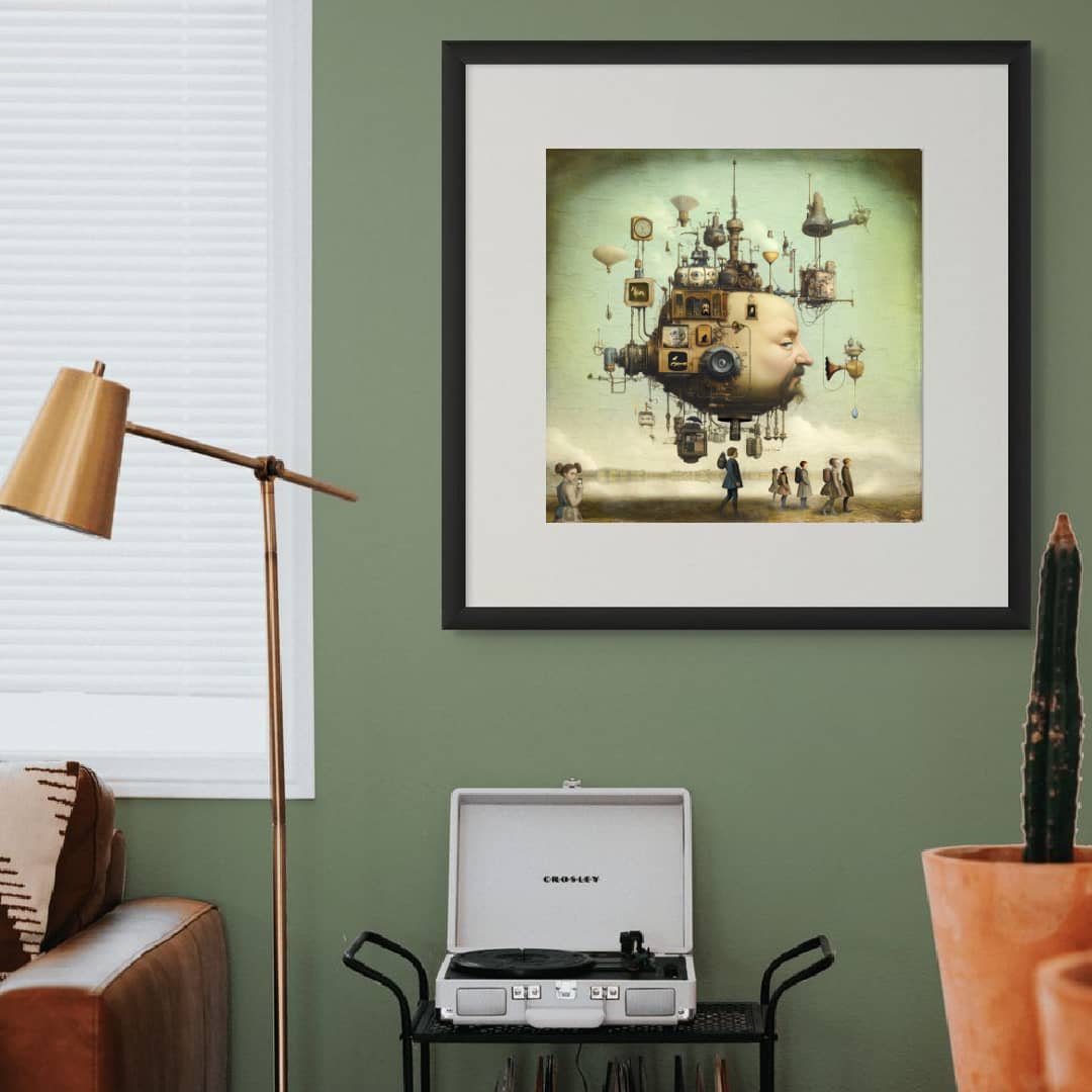 Maggie Taylor Art ~ 'Visionaries' 22" (Framed) - Available exclusively in Australia @ Curate Art & Design in Daylesford. Free delivery to Melbourne.