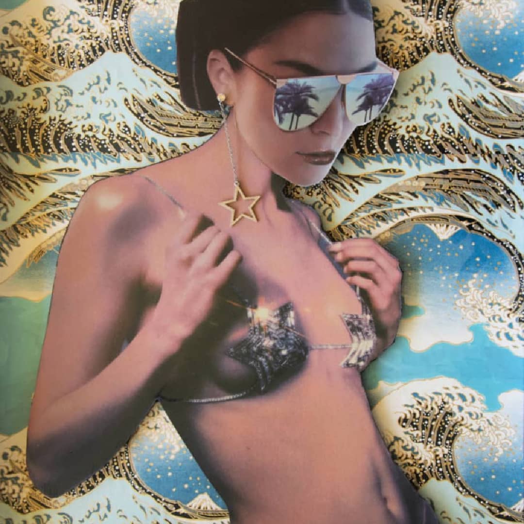 Martha Lord Art ~ 'Bikini Star' is available for sale at Curate Art & Design Gallery in Sorrento, 90 mins from Melbourne on the Mornington Peninsula.