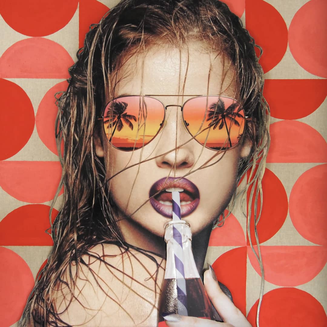 Martha Lord Art ~ 'Summer breeze makes me feel fine...' is available for sale at Curate Art & Design Gallery in Sorrento, Melbourne