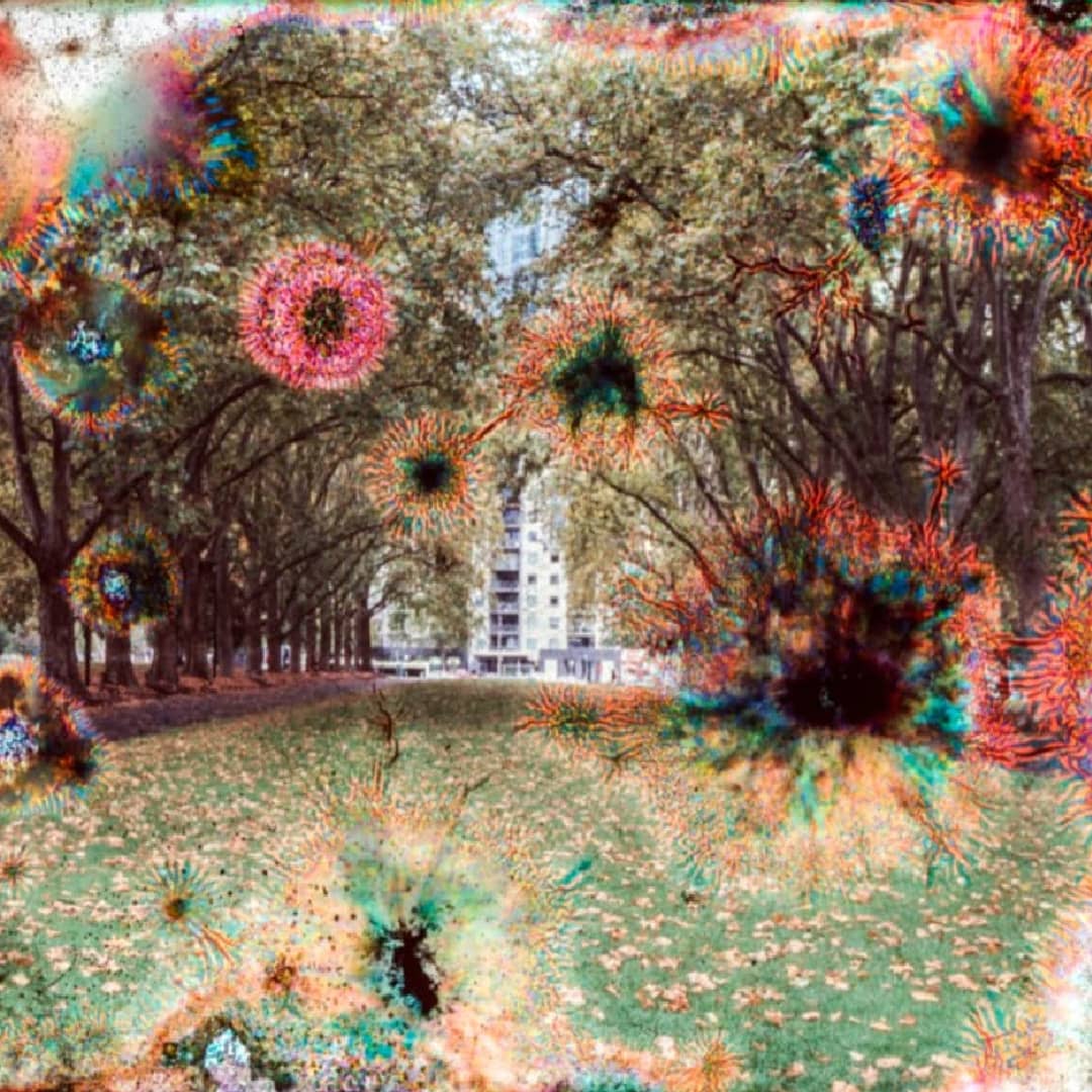 Matteo Volpi Photography Art ~ 'Carlton Garden Fireworks' - Available in Australia @ Curate Art & Design, a must-visit art gallery in Daylesford, Victoria.