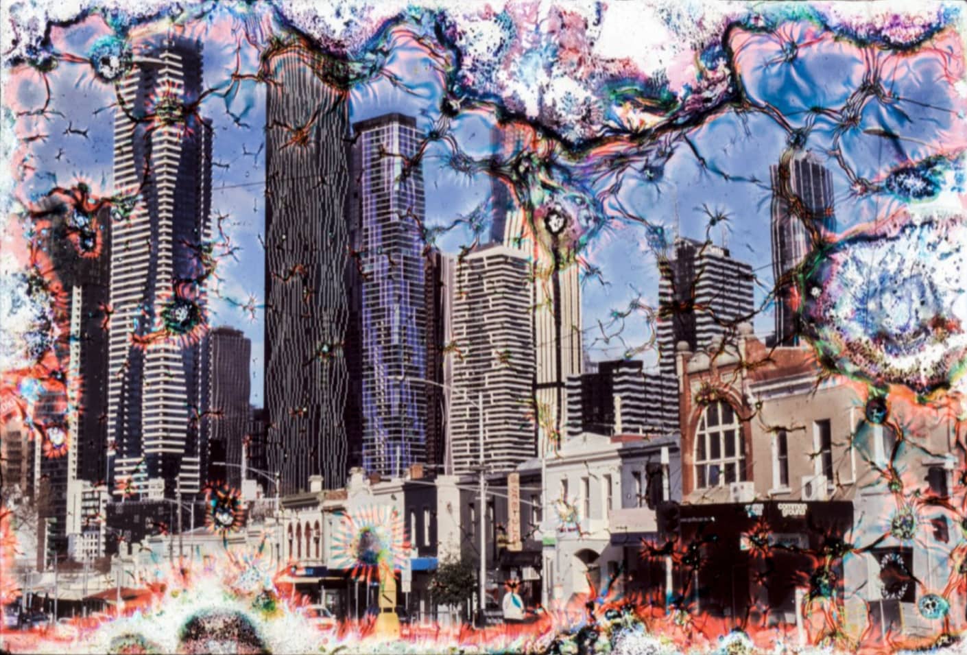 Matteo Volpi Art ~ 'Victoria Street' - Available in Australia @ Curate Art & Design Gallery in Sorrento, Mornington Peninsula, Melbourne.