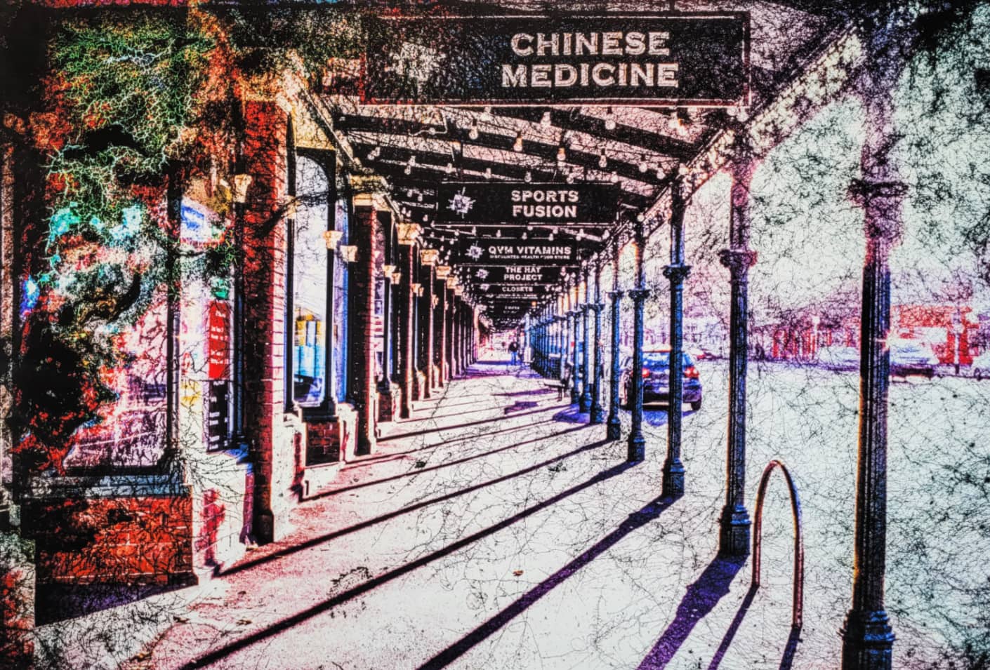 Matteo Volpi Art ~ 'Victoria Market' - Available in Australia @ Curate Art & Design Gallery in Sorrento, Mornington Peninsula, Melbourne.